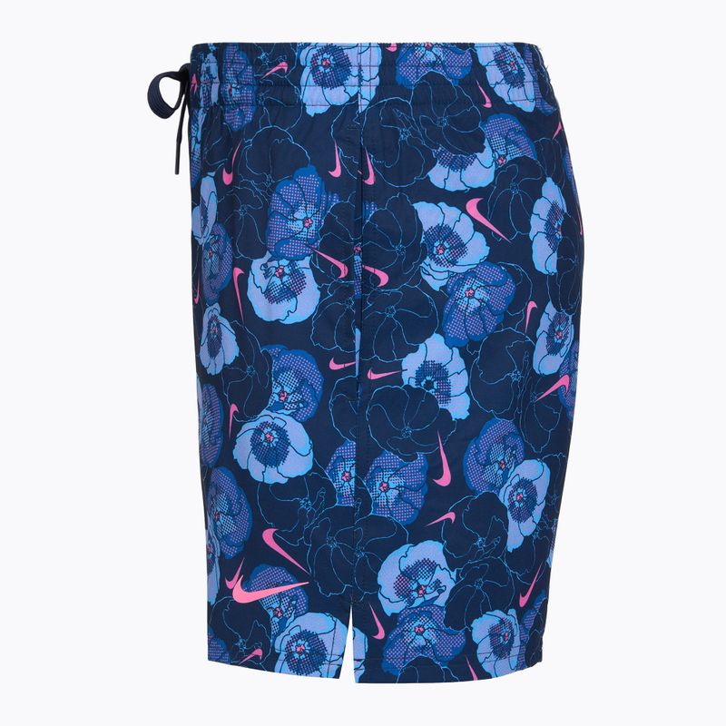 Férfi fürdőnadrág Nike Multi Poppy Print 5" Volley midnight navy 4