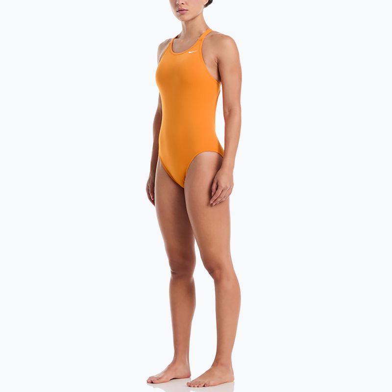 Női egyrészes fürdőruha Nike Hydrastrong Solid Fastback bright ceramic 2