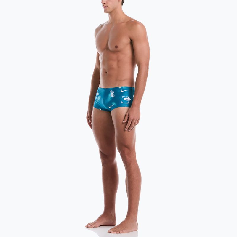 Férfi úszóslip Nike Hydrastrong Square Leg Brief green abyss 2