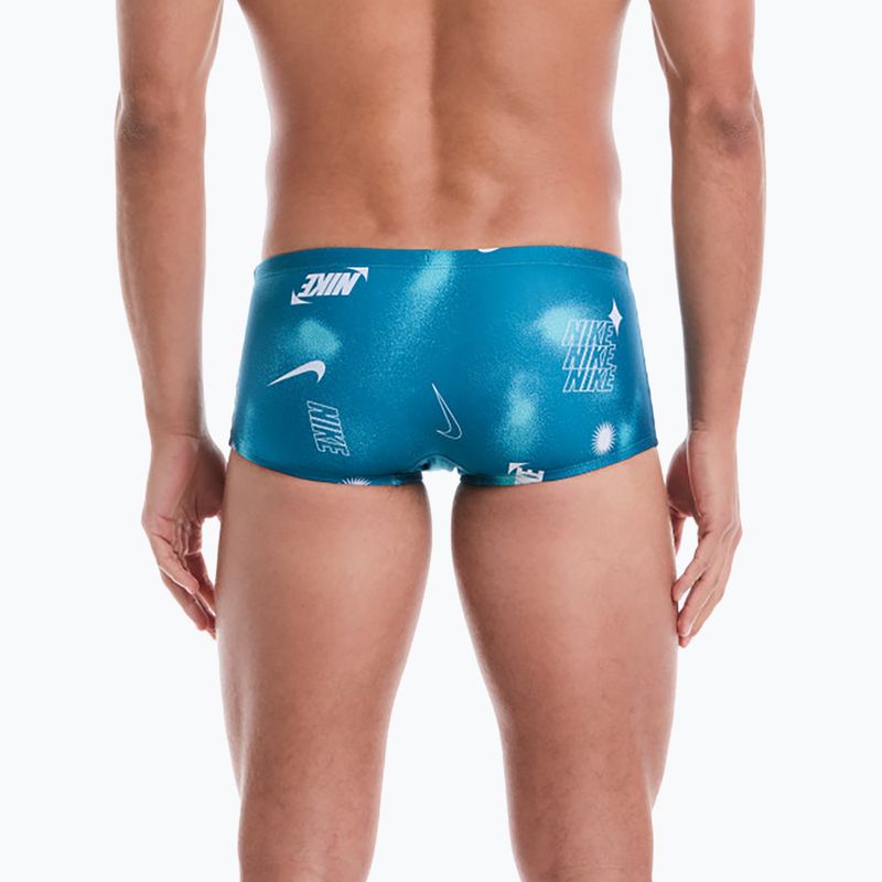 Férfi úszóslip Nike Hydrastrong Square Leg Brief green abyss 3