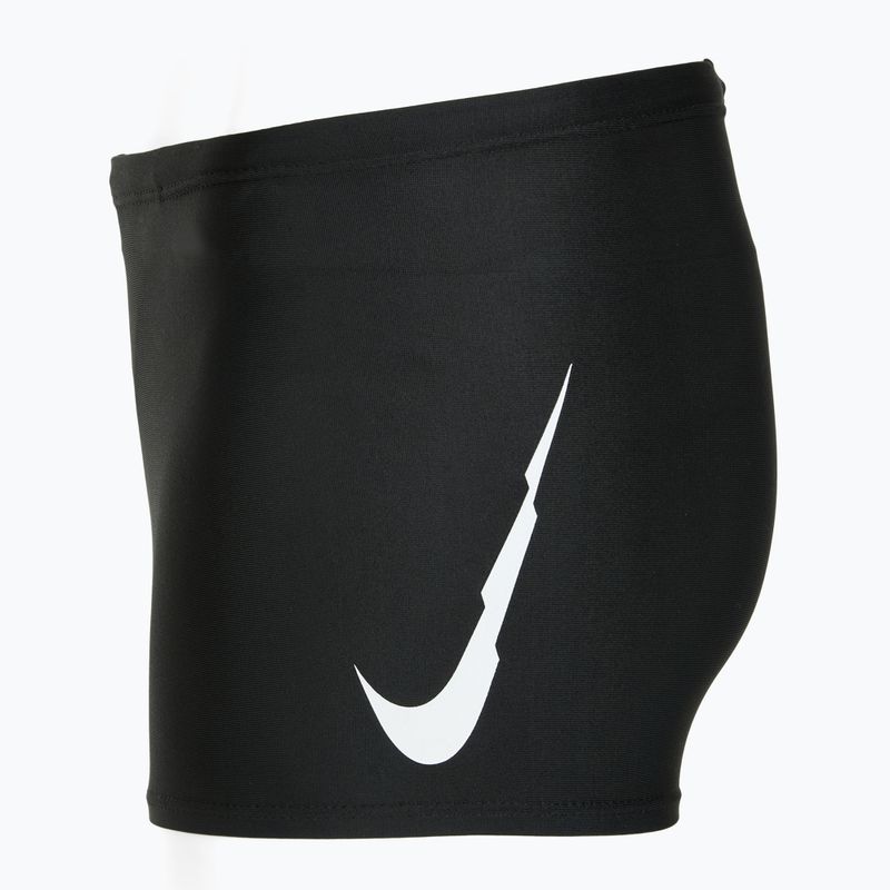 Gyerek fürdőboxer Nike Logo Graphic Square Leg black 3