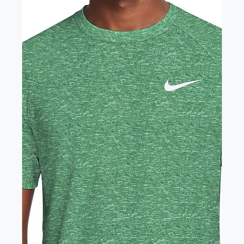 Férfi úszópóló Nike Heather Hydroguard malachite 4