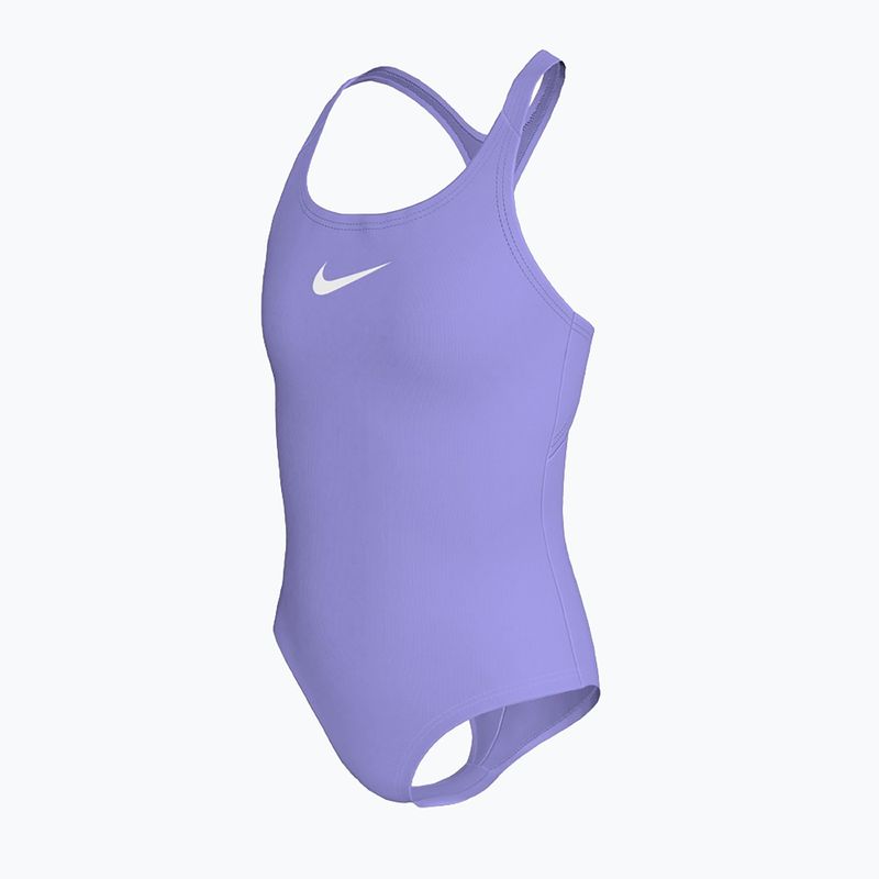 Gyermek egyberészes fürdőruha Nike Essential Racerback light thistle 2
