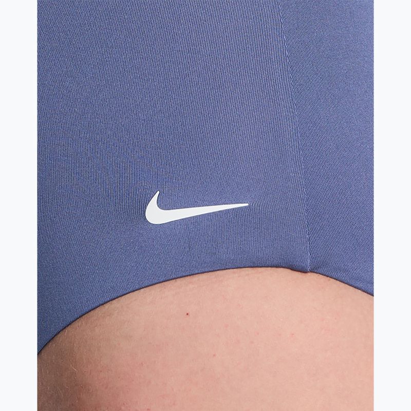 Női egyrészes fürdőruha Nike Essential V-Neck slate 4
