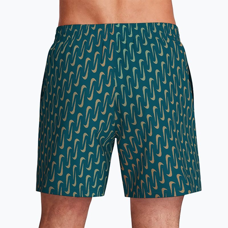 Férfi úszóshortok Nike Breaker Swoosh 5" Volley green abyss 4