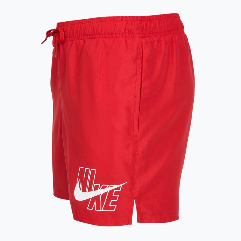Férfi úszóshortok Nike Logo Lap 5" Volley university red 3