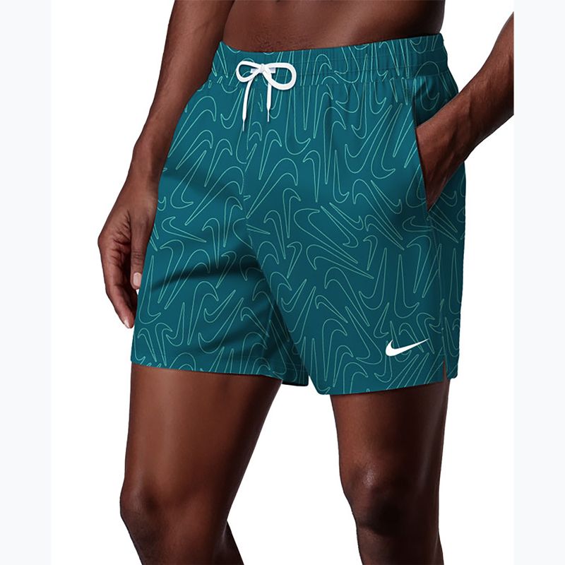 Férfi úszóshortok Nike Breaker Logofetti 5" Volley green abyss 3