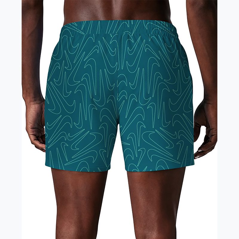 Férfi úszóshortok Nike Breaker Logofetti 5" Volley green abyss 4