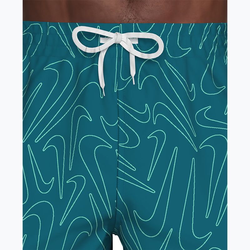 Férfi úszóshortok Nike Breaker Logofetti 5" Volley green abyss 5