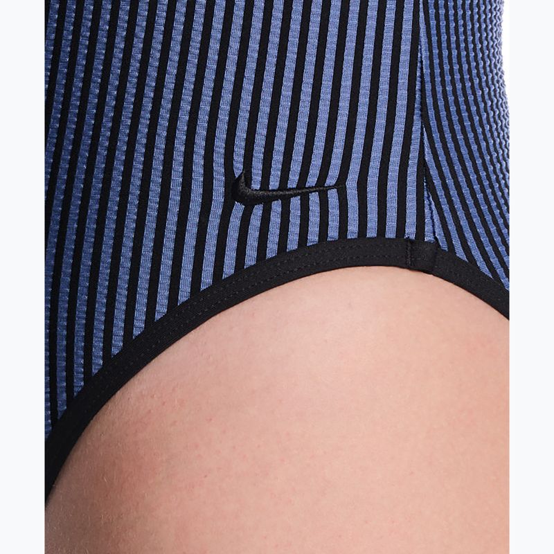 Női egyrészes fürdőruha Nike Ocean Bound Ripple Texture Square Neck slate 5