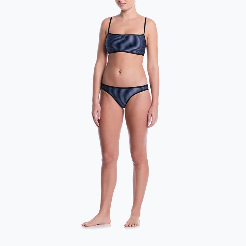 Fürdőruha felső Nike Ripple Texture Bralette Classic Bikini slate 2