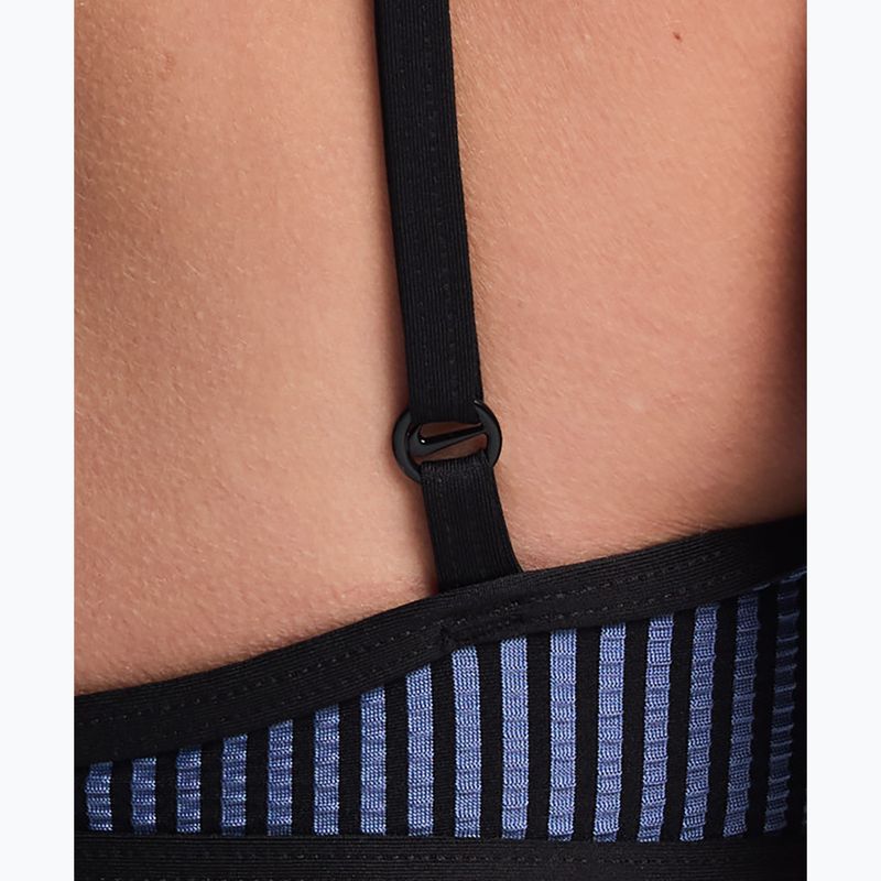 Fürdőruha felső Nike Ripple Texture Bralette Classic Bikini slate 5