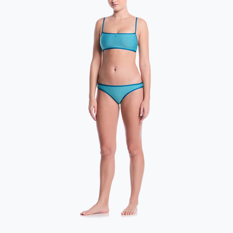 Úszódressz alsó része Nike Ripple Texture Hipster Bikini bleached turquoise 2