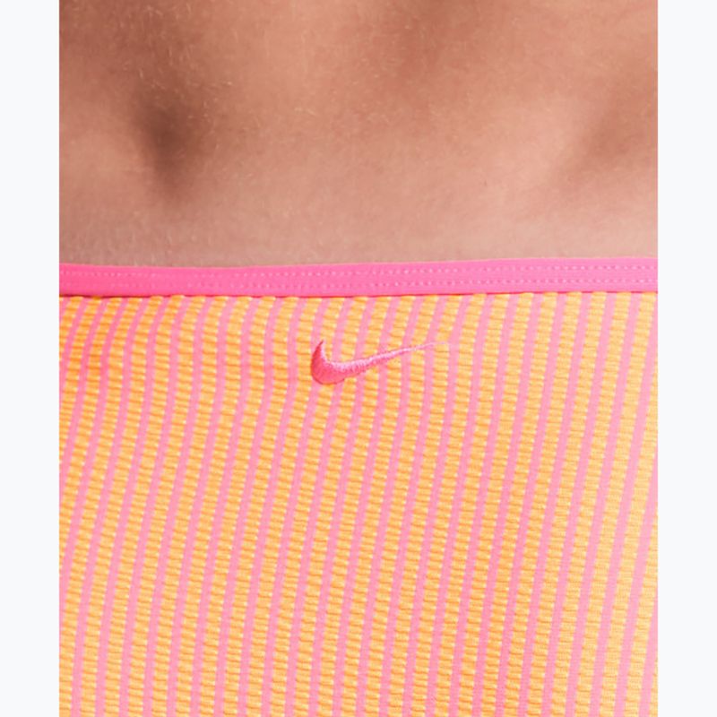 Úszódressz alsó része Nike Ripple Texture Hipster Bikini pink glow 4