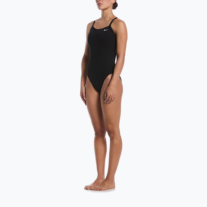 Női egyrészes fürdőruha Nike Solid Racerback black 2