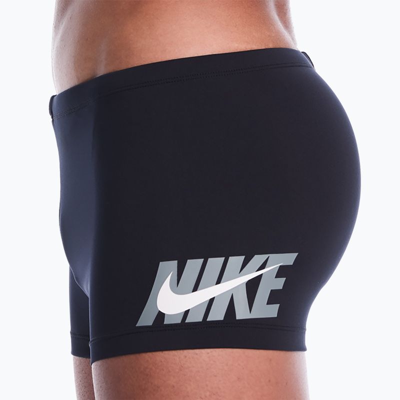 Férfi úszó boxeralsó Nike Logo Graphic Square Leg black 5