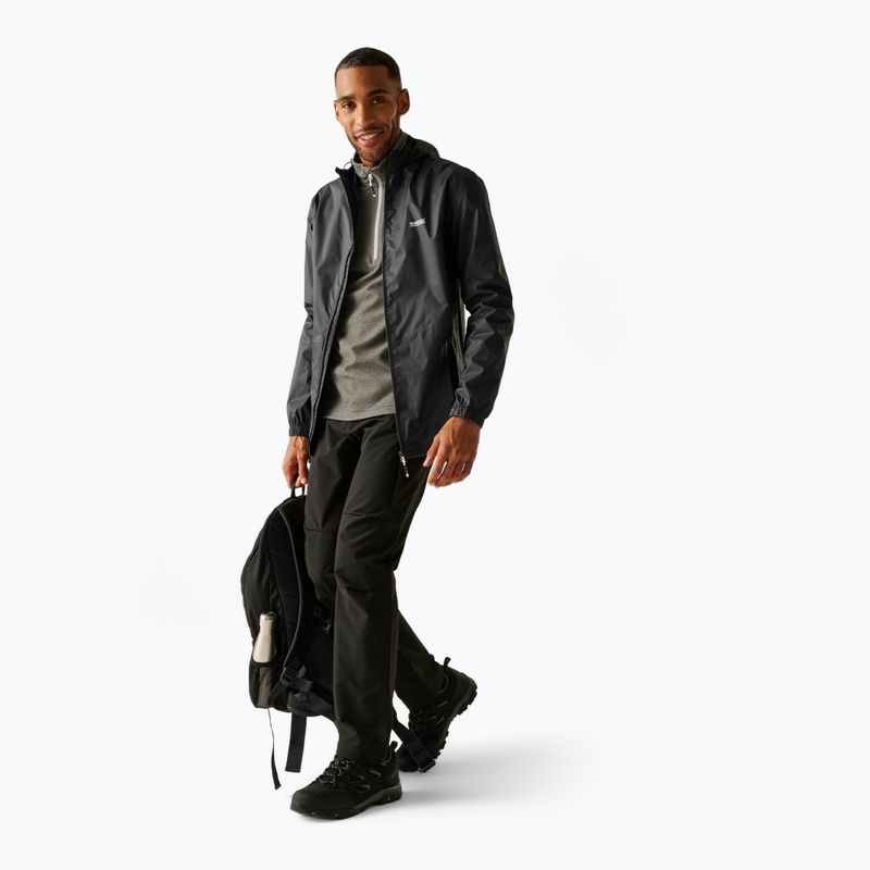 Férfi esőkabát Regatta Pack-It III seal grey 2