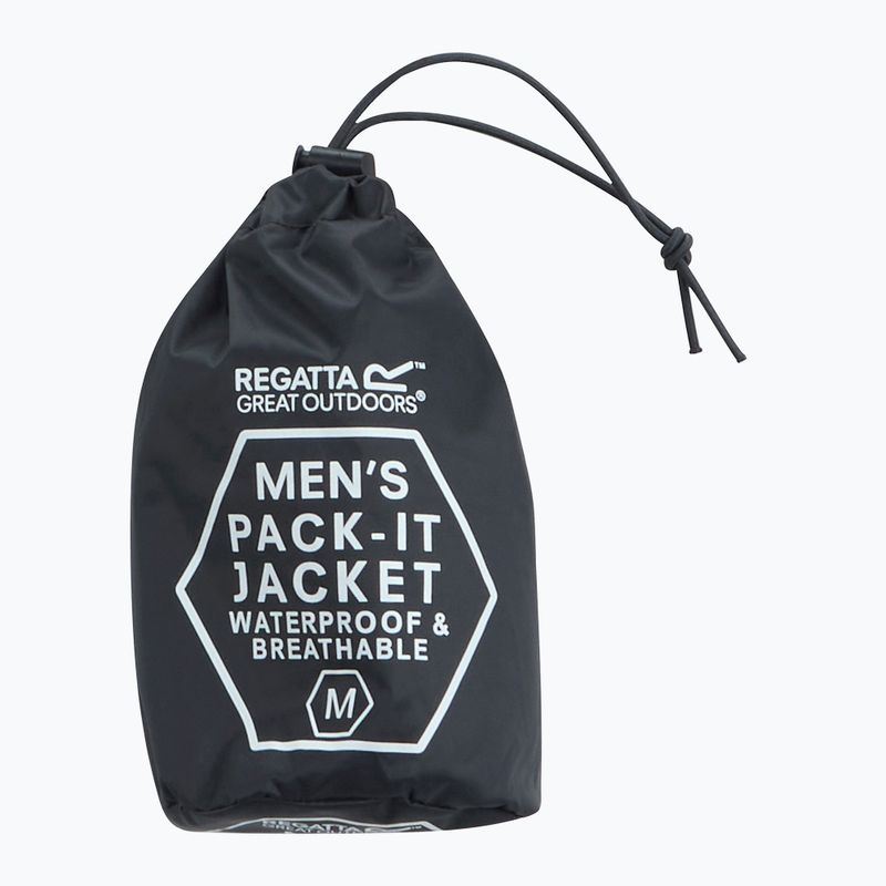 Férfi esőkabát Regatta Pack-It III seal grey 10