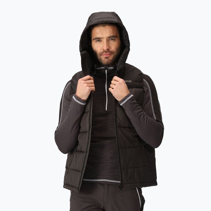 Férfi mellény REGATTA Nevado B/W black/ash 4