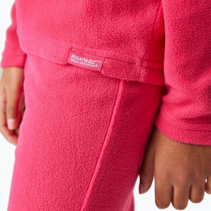 Gyerek thermo hosszú ujjú póló REGATTA Thermal Baselayer pink potion 5