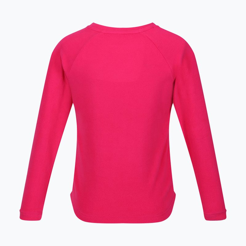 Gyerek thermo hosszú ujjú póló REGATTA Thermal Baselayer pink potion 7