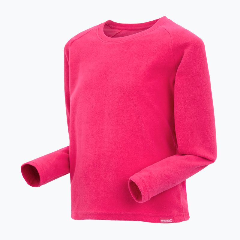 Gyerek thermo hosszú ujjú póló REGATTA Thermal Baselayer pink potion 8