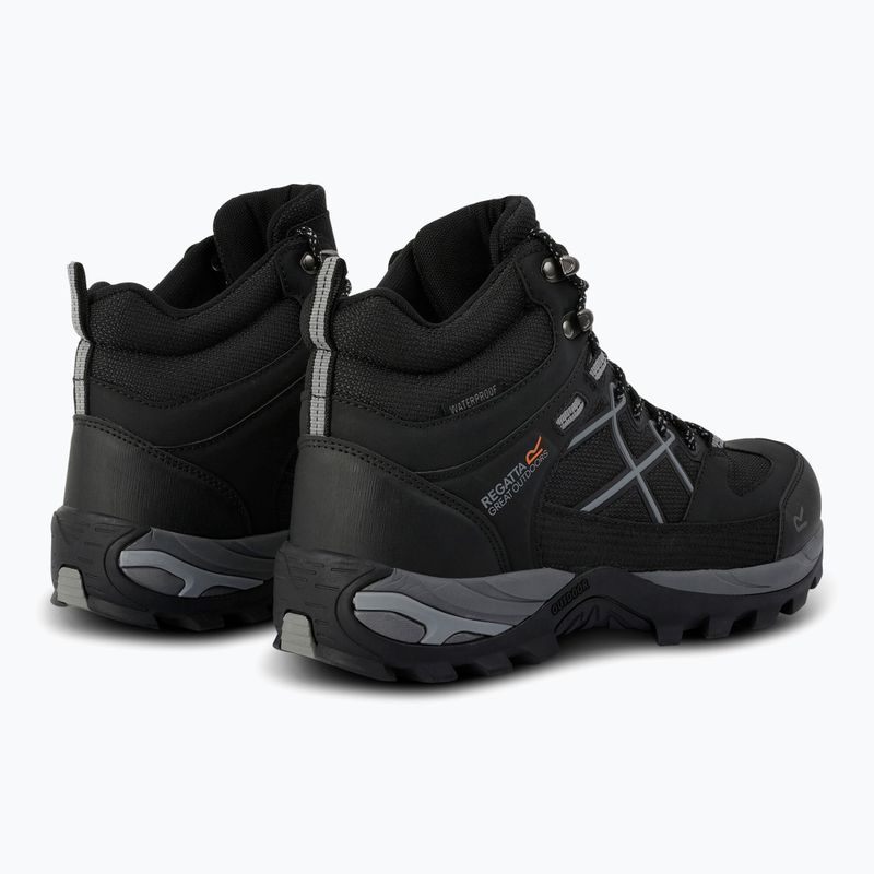 Férfi trekking cipő REGATTA Samaris III black/granit 10