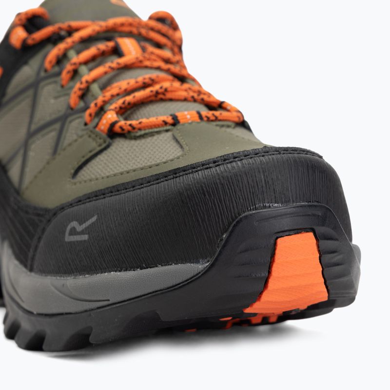 Férfi túrabakancs REGATTA Samaris III Low cypress green/blaze orange 7