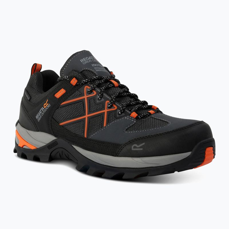 Férfi trekking cipő REGATTA Samaris III Low granite/blaze orange 8