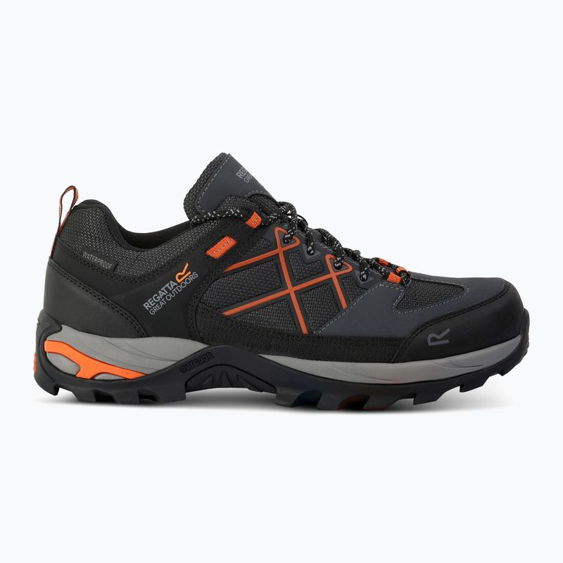 Férfi trekking cipő REGATTA Samaris III Low granite/blaze orange 9