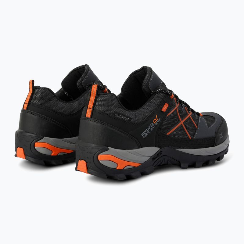 Férfi trekking cipő REGATTA Samaris III Low granite/blaze orange 10