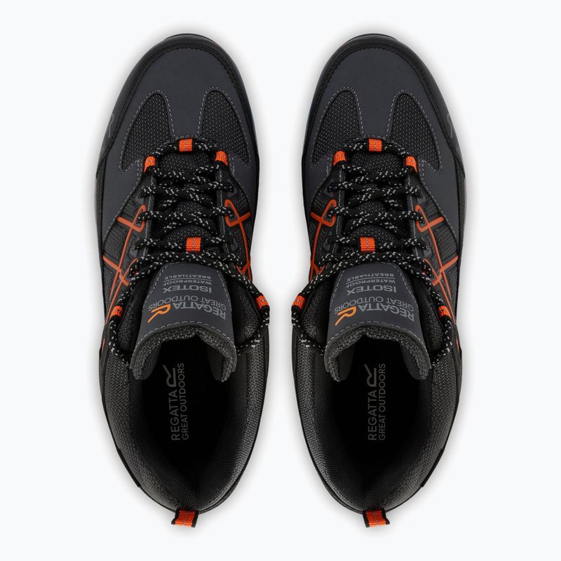 Férfi trekking cipő REGATTA Samaris III Low granite/blaze orange 11