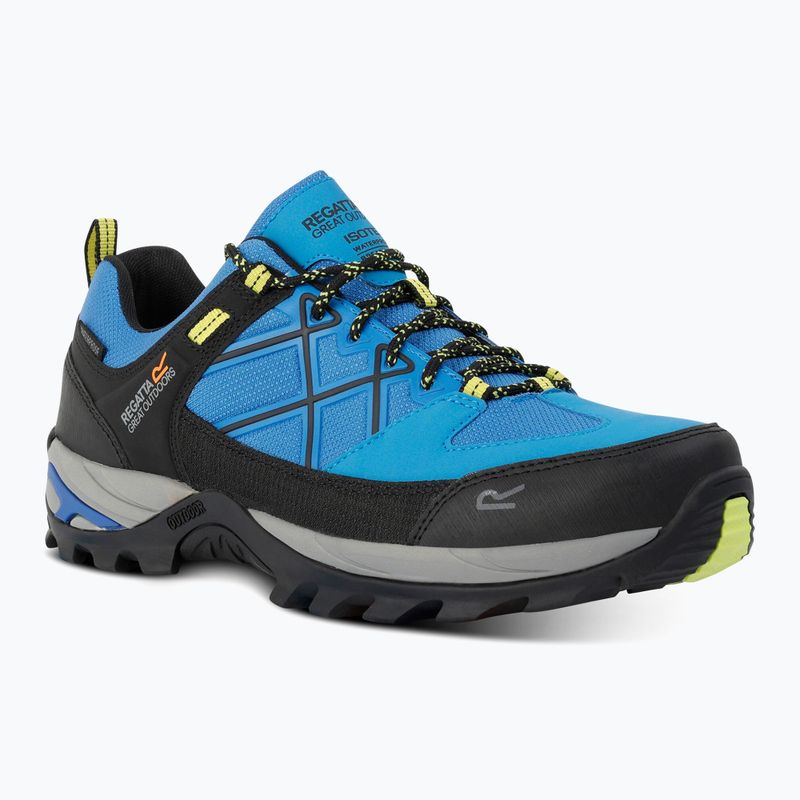 Férfi trekking cipő REGATTA Samaris III Low blue/lime punch 8