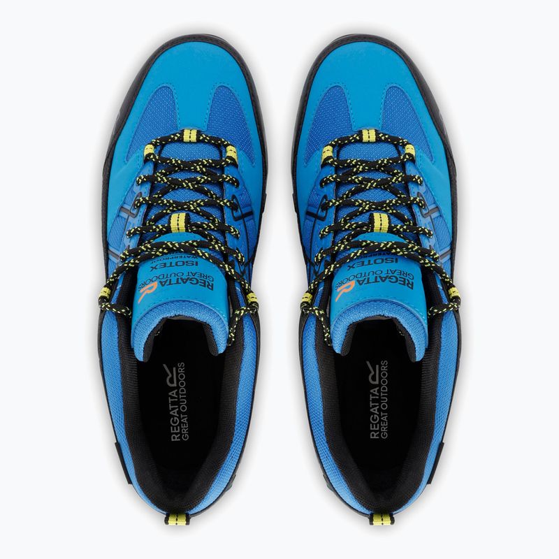 Férfi trekking cipő REGATTA Samaris III Low blue/lime punch 11