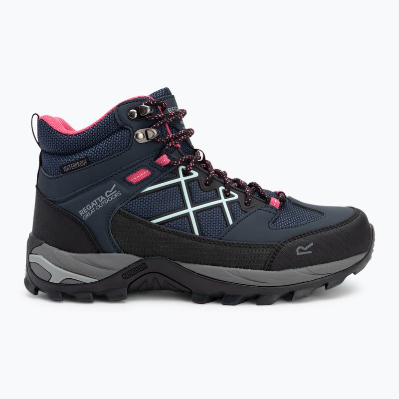 Női trekking cipő REGATTA Samaris III navy/pink 2