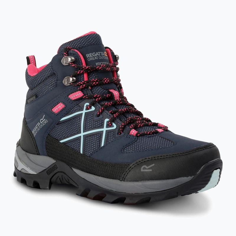 Női trekking cipő REGATTA Samaris III navy/pink 8