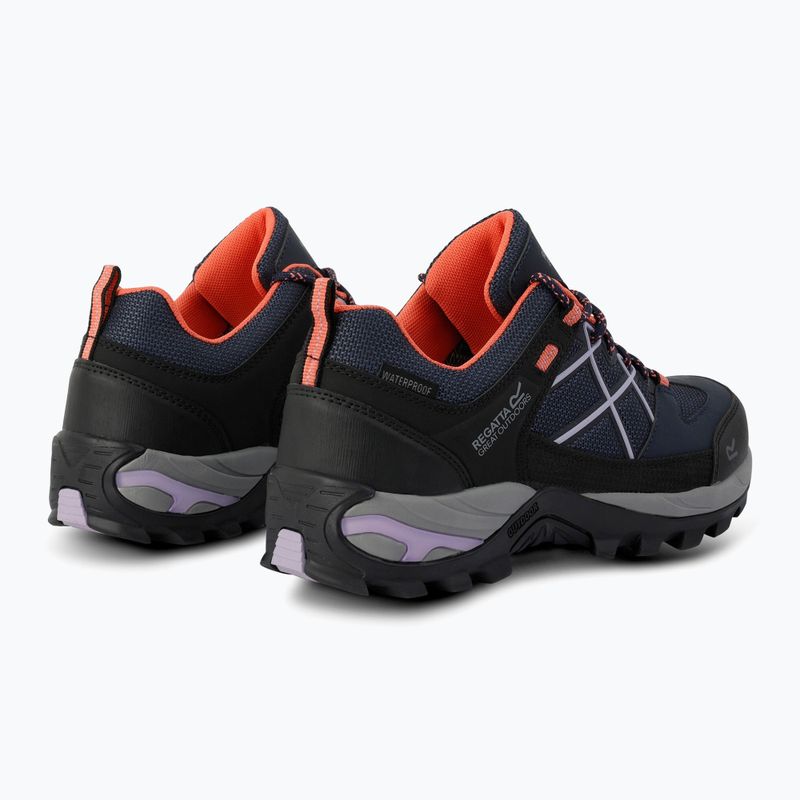Női trekking cipő REGATTA Samaris III Low navy/lilac 9