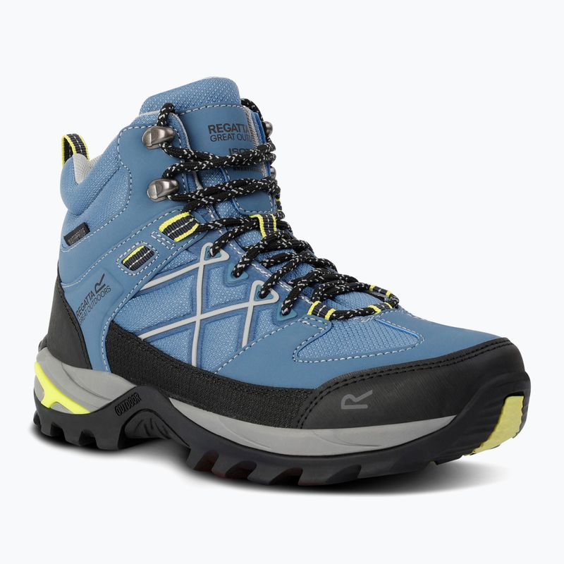 Női trekking cipő REGATTA Samaris III coronet blue/lime punch 8