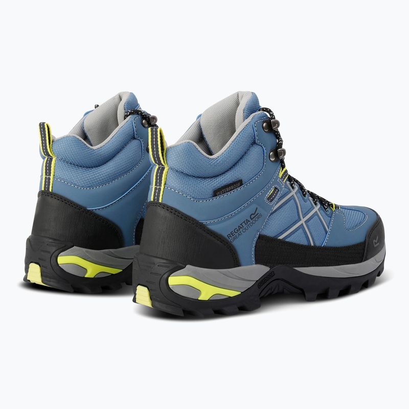 Női trekking cipő REGATTA Samaris III coronet blue/lime punch 10