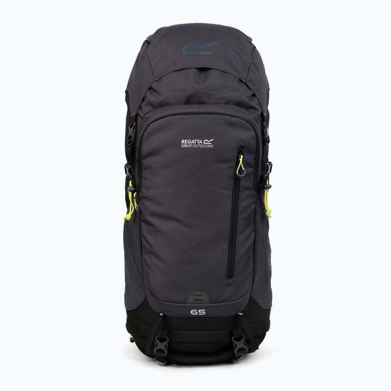 Trekking hátizsák REGATTA Highton V2 65 l black/seal grey