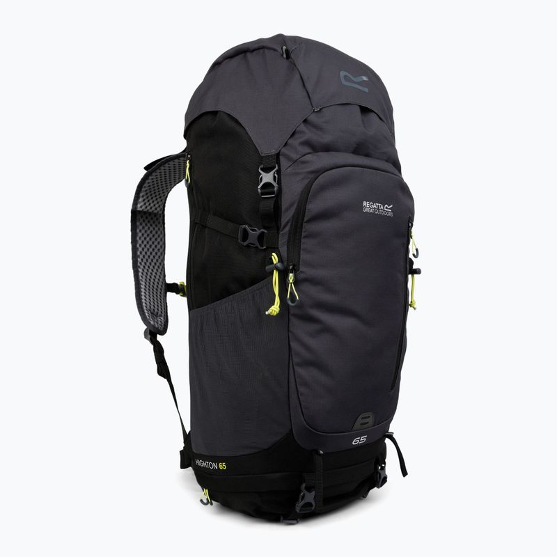 Trekking hátizsák REGATTA Highton V2 65 l black/seal grey 2