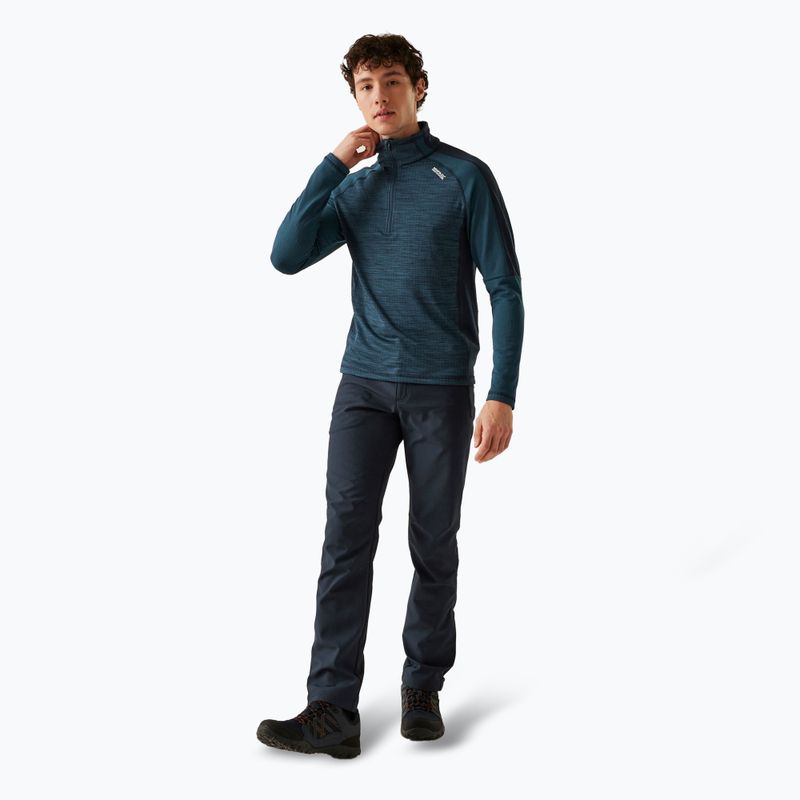 Férfi trekking pulóver REGATTA Hepley moonlight denim/navy 2