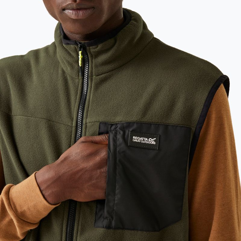 Férfi mellény REGATTA Frankie B/W dark khaki 4