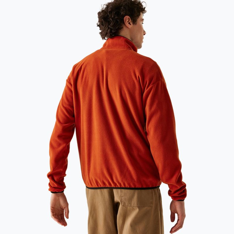 Férfi polár pulóver REGATTA Frankie Full Zip red ochre 3