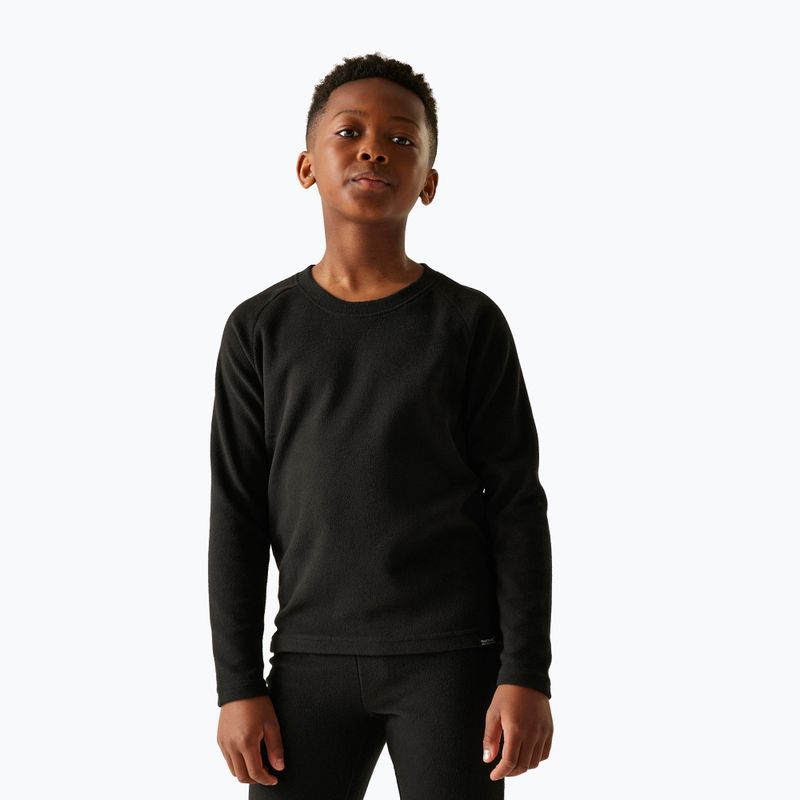 Gyerek thermoaktív felső REGATTA Thermal Baselayer black 3