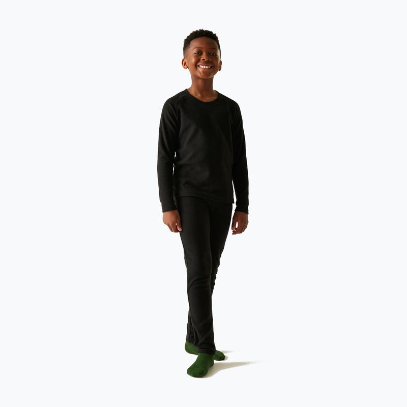 Gyerek thermoaktív felső REGATTA Thermal Baselayer black 4