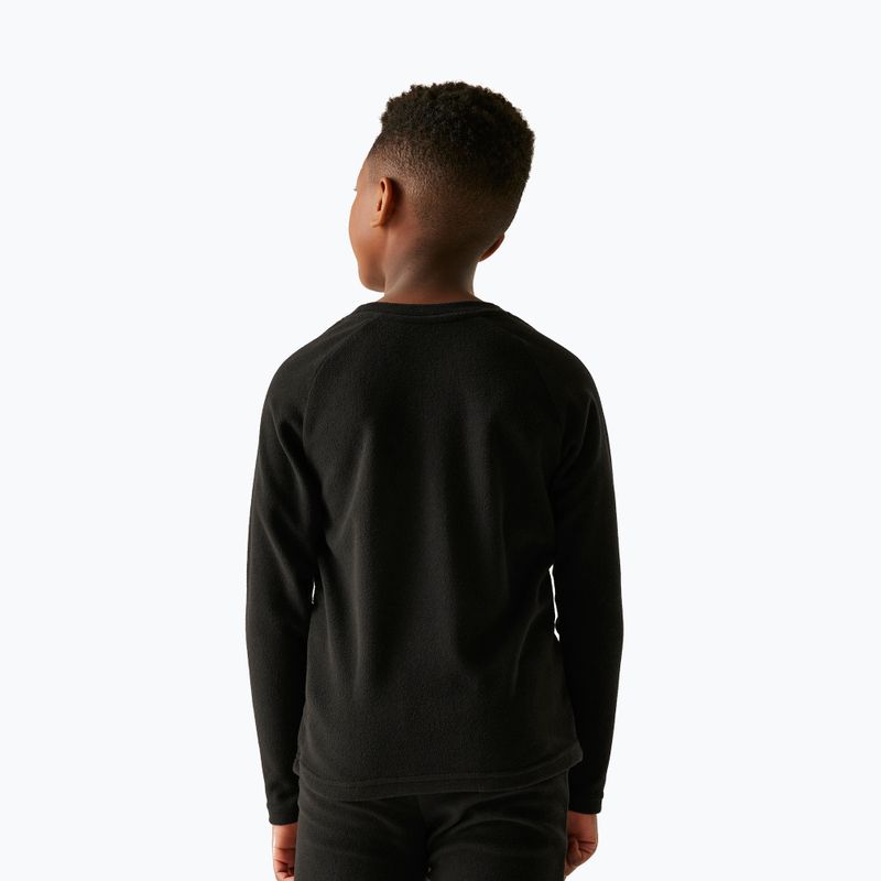 Gyerek thermo hosszú ujjú aláöltözet REGATTA Thermal Baselayer black 5