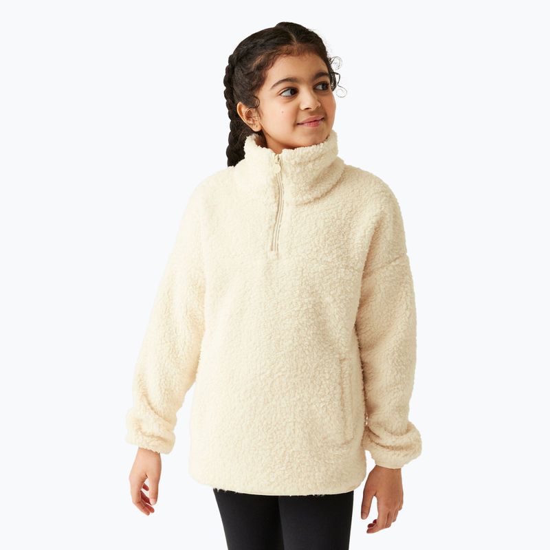 Gyerek pulóver REGATTA Kaliza Half Zip light vanilla