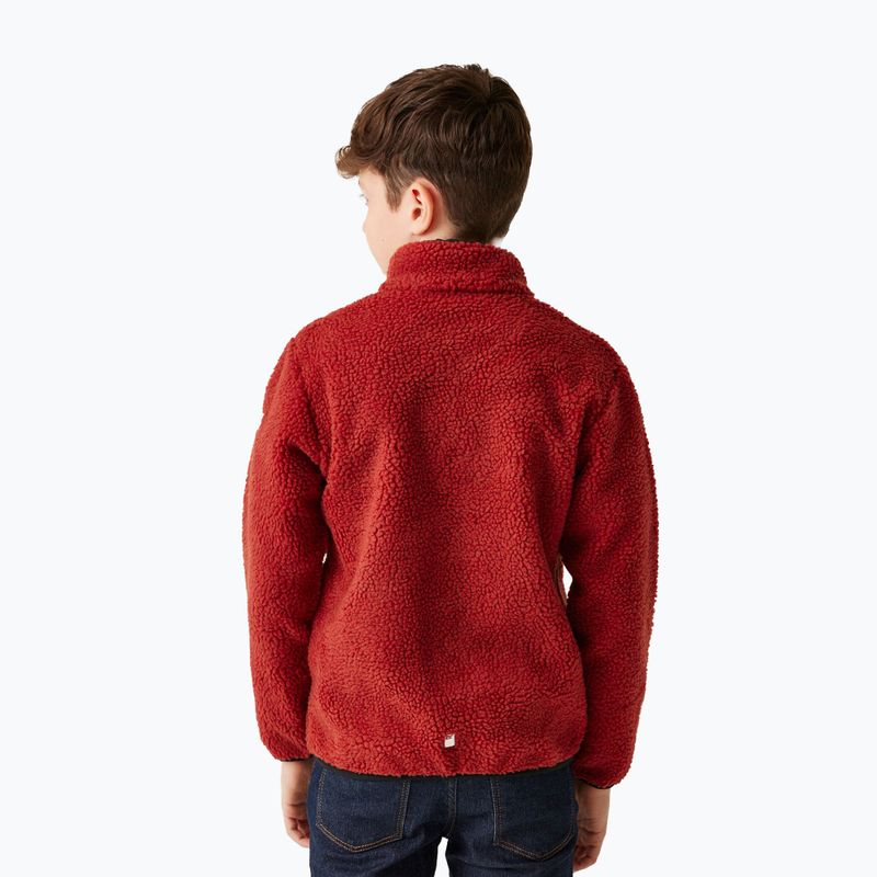 Gyerek pulóver REGATTA Junior Frankie Full Zip red ochre 3