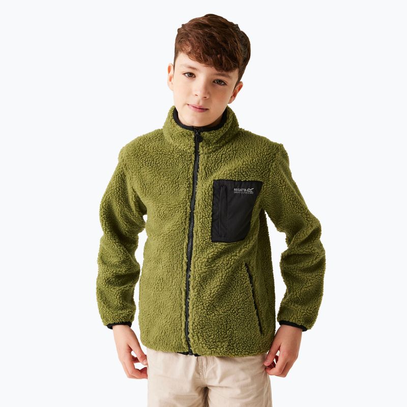 Gyerek pulóver REGATTA Junior Frankie Full Zip nephrite green